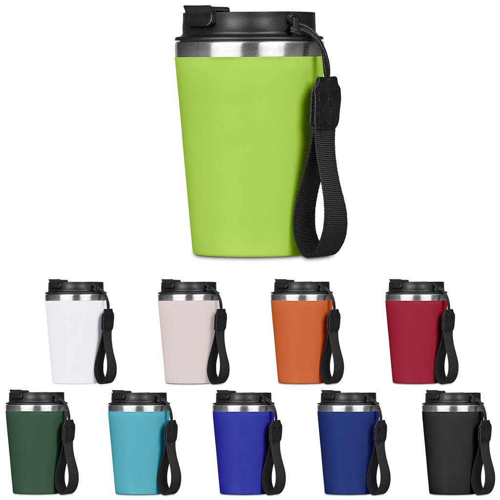 Luca Stainless Steel & Plastic Double-Wall Tumbler – 350ml - Travel Mugs and Tumblers,Drinkware