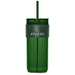 Mayfair Plastic Tumbler & Straw – 650ml DARK GREEN - Drinkware,Travel Mugs and Tumblers,Drinkware