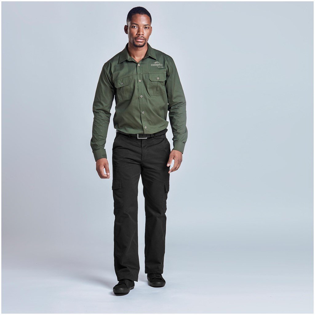 Mens Cargo Pants - Natural
