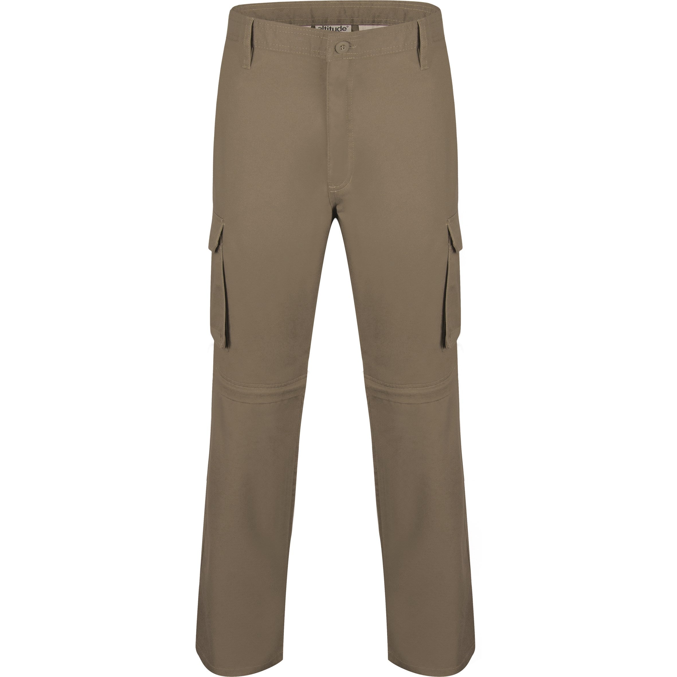 Mens Cargo Zip Off Pants-Pants