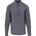 Mens Long Sleeve Sorrento Shirt S / CHARCOAL - Lounge Shirts