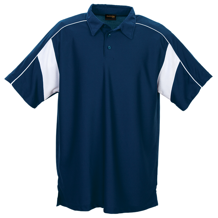 Mens Performance Golfer  Navy/White / SML / Last Buy 