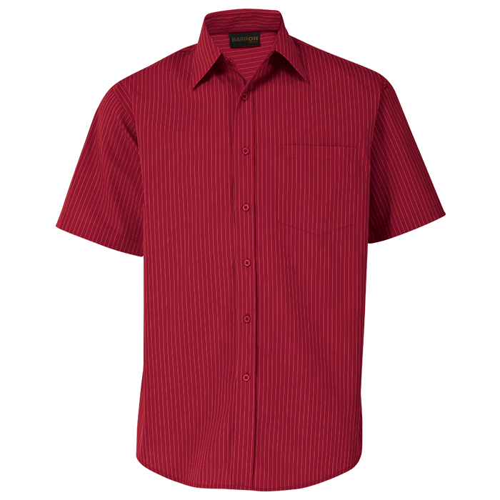 Mens Quest Lounge Short Sleeve Red/White / SML / Regular - Shirts-Corporate