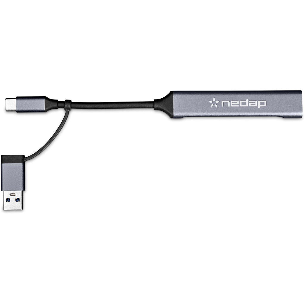 Minsk 2-in-1 Connector USB Hub GUN METAL - Hubs,Technology