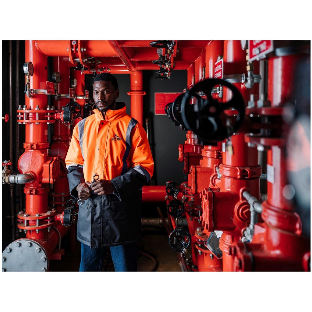 Padded Two-Tone High Visibility Reflective Jacket