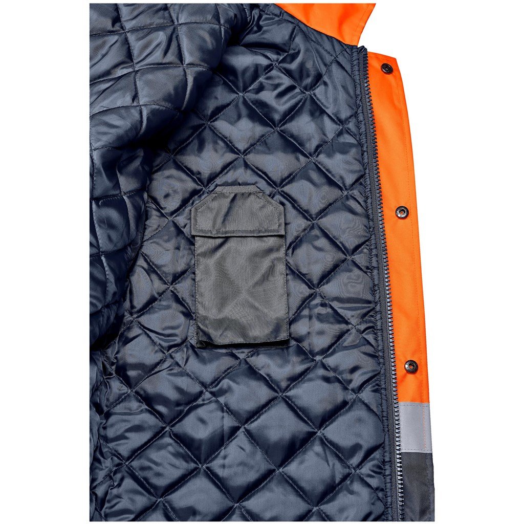 Padded Two-Tone High Visibility Reflective Jacket