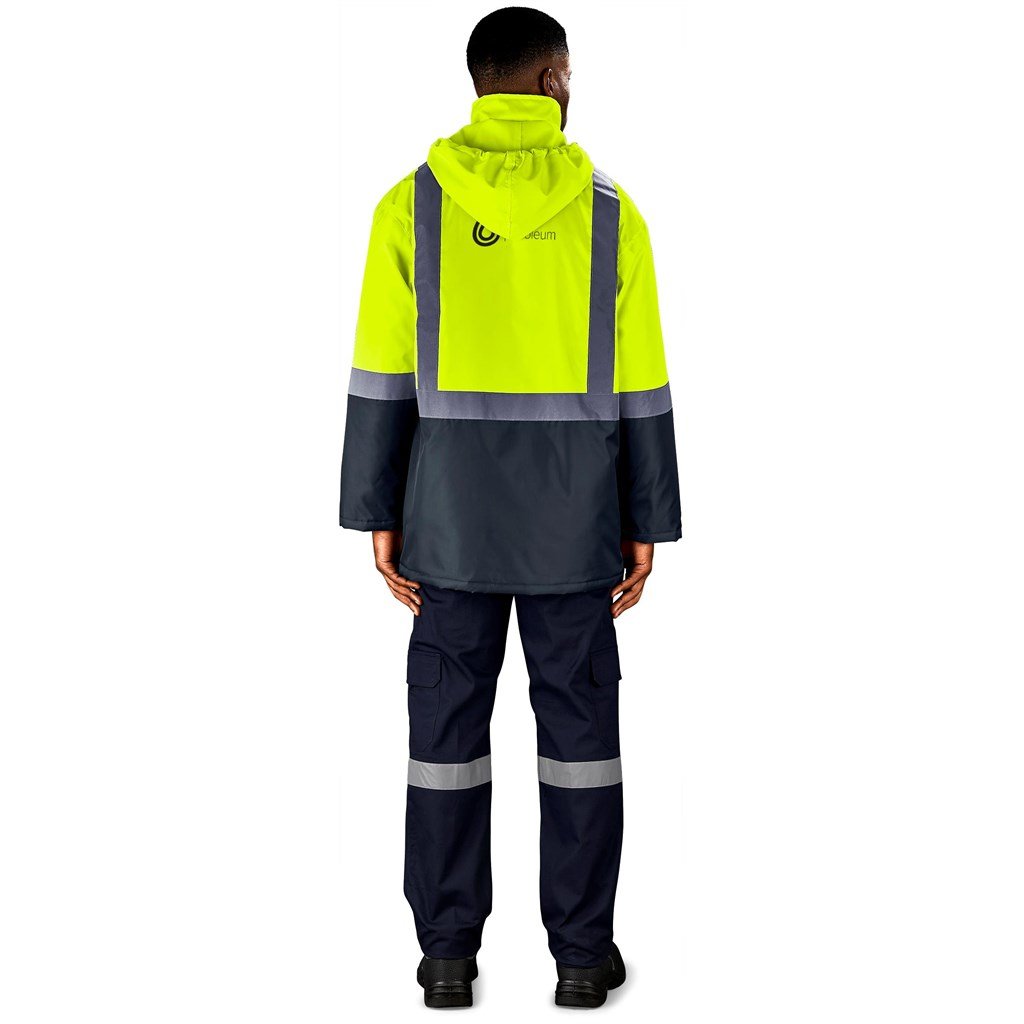 Padded Two-Tone High Visibility Reflective Jacket