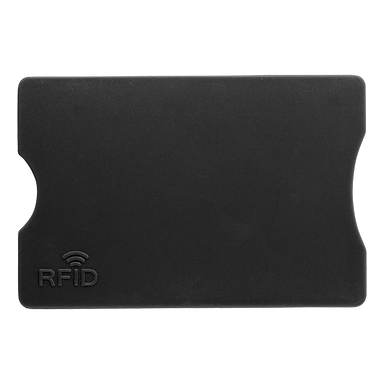 Plastic Card Holder with RFID Protection Black / STD / Regular - Novelties
