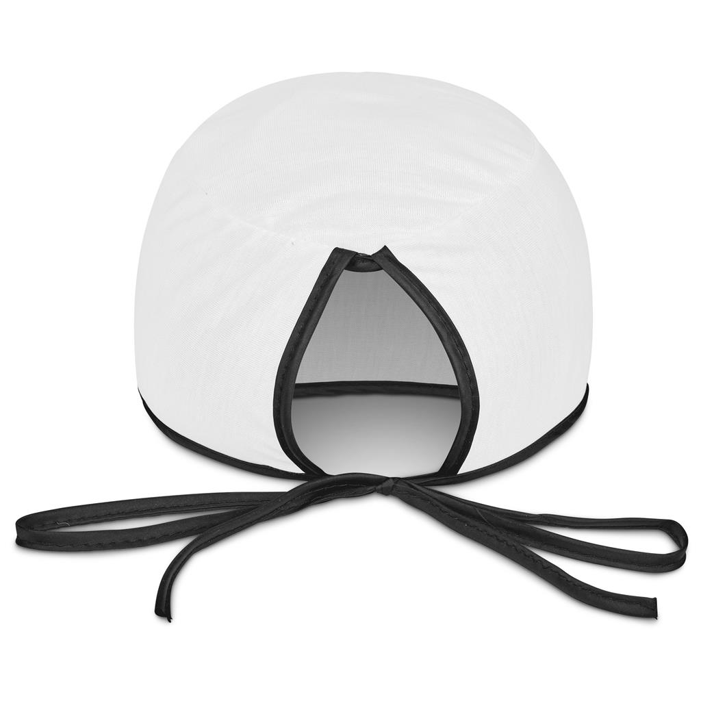 Pre-Production Sample Custom Halo Polyester Nurse Theatre Cap BLACK - Personal Care and Pamper Gifts