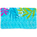Pre-Production Sample Custom Hula Beach Towel - Dual Sided Branding SOLID WHITE - and Outdoor,Custom Sports Fitness
