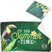 Pre-Production Sample Custom Hula Beach Towel -Single Sided Branding SOLID WHITE - and Outdoor
