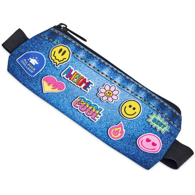 Pre-Production Sample Custom Lagoon Polyester Pencil Case To Fit Over An A5 Notebook RED - Stationery