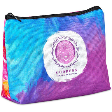 Pre-Production Sample Custom Leanne Recycled PET Stitch-Bond Maxi Toiletry Bag - and Cosmetic Bags