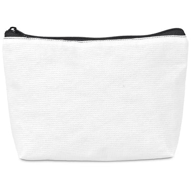 Pre-Production Sample Custom Leanne Recycled PET Stitch-Bond Midi Toiletry Bag BLACK - and Cosmetic Bags