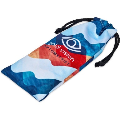 Pre-Production Sample Custom Midlands Polyester Glasses Pouch BLACK - Personal Care and Pamper Gifts