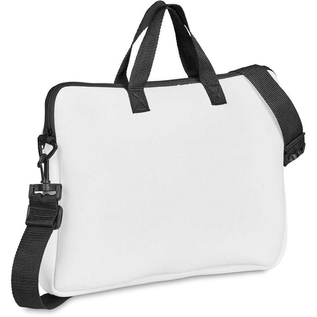 Pre-Production Sample Custom Neoprene 15.6-inch Nimbus Laptop Sleeve With Strap - Tech Sleeves