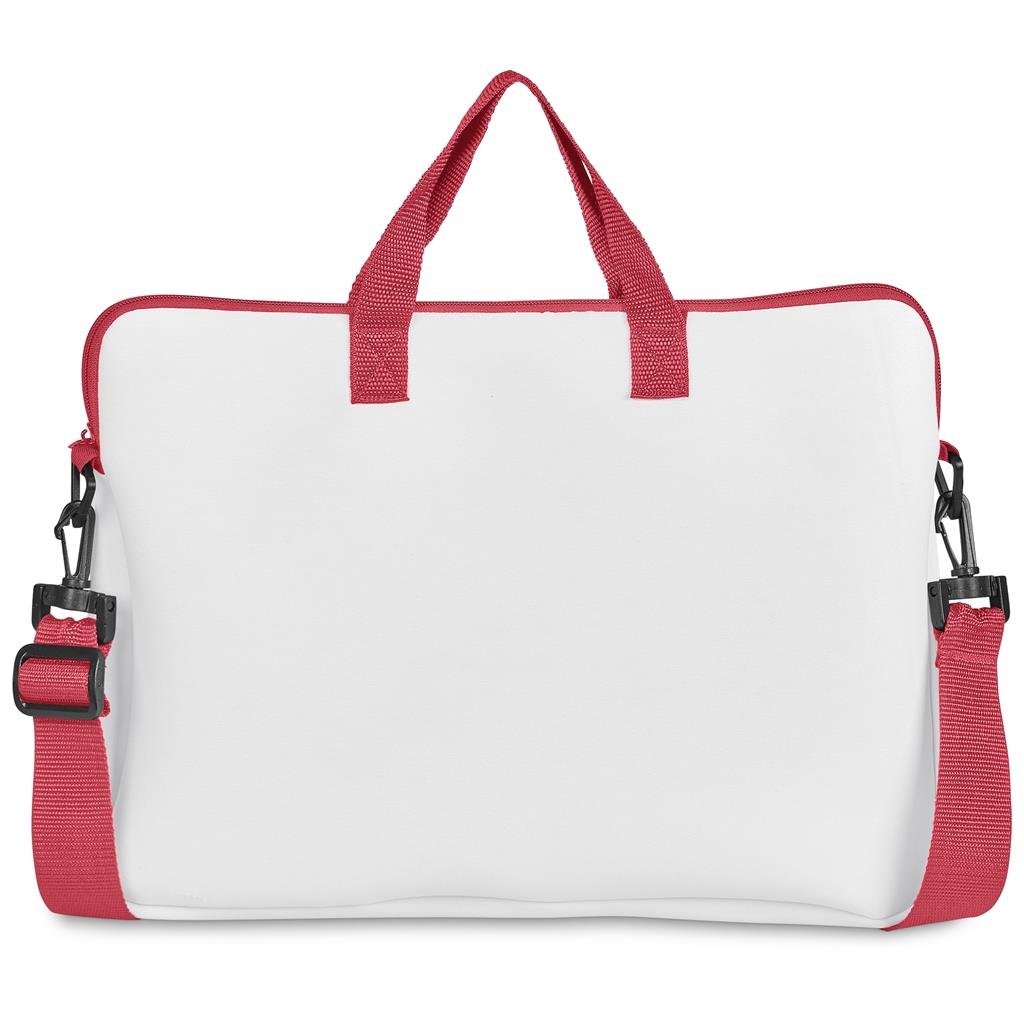Pre-Production Sample Custom Neoprene 15.6-inch Nimbus Laptop Sleeve With Strap - Tech Sleeves