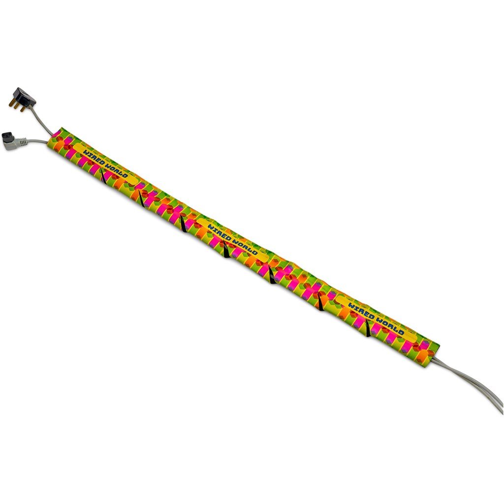 Pre-Production Sample Custom Penda Neoprene Large Cable Tidier BLACK - Stationery