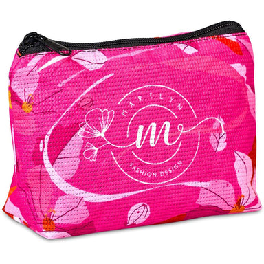 Pre-Production Sample Custom Recycled PET Stitch-Bond Mini Toiletry Bag - and Cosmetic Bags