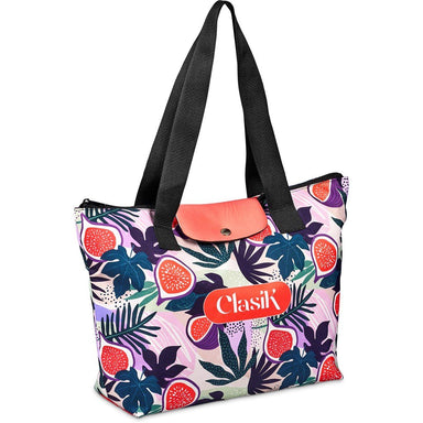 Pre-Production Sample Custom Rosebank Polyester Roll-Up Tote Bag - Shopper and Bags