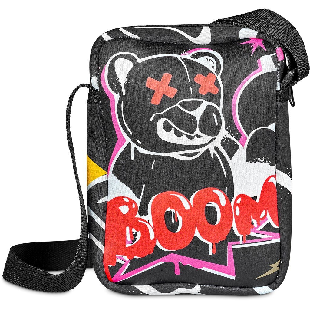 Pre-Production Sample Custom Satara Neoprene Large Cell Phone Pouch - Crossbody and Waist Bags