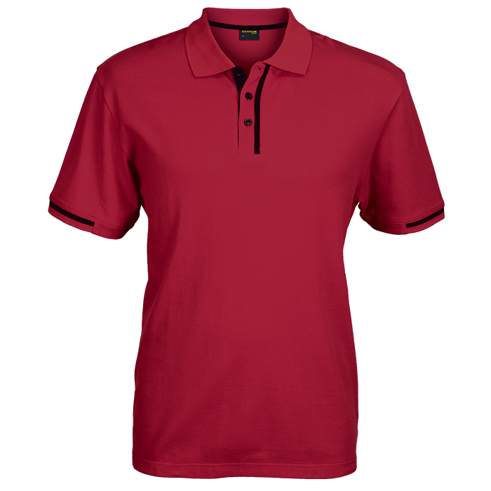 Ray Golfer Mens Red/Black / XL / Regular - Golf Shirts
