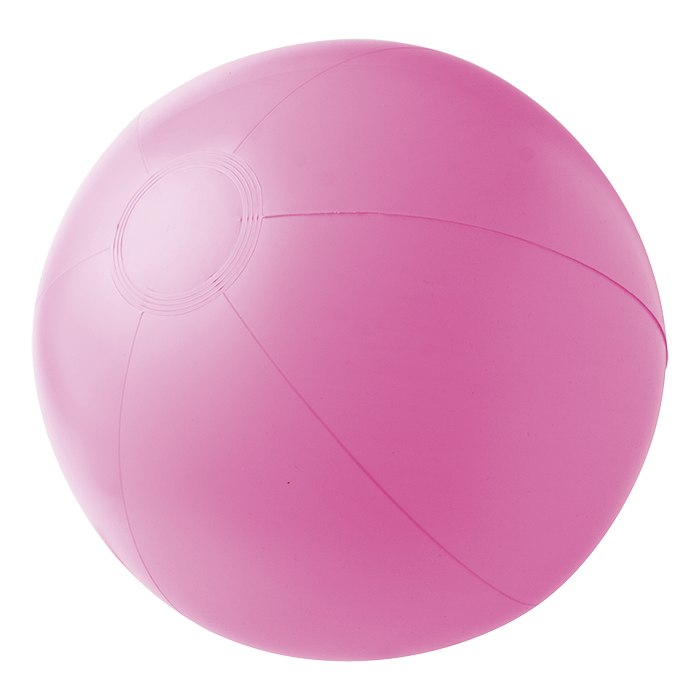 Solid Colour Inflatable Beach Ball Pink / STD / Last Buy - Outdoor