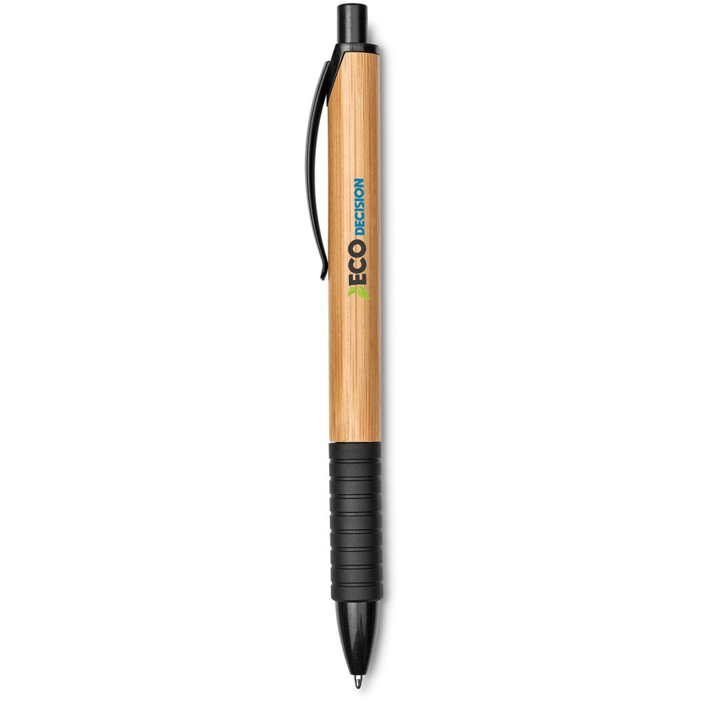 Sora Bamboo Ball Pen - Black - Pens