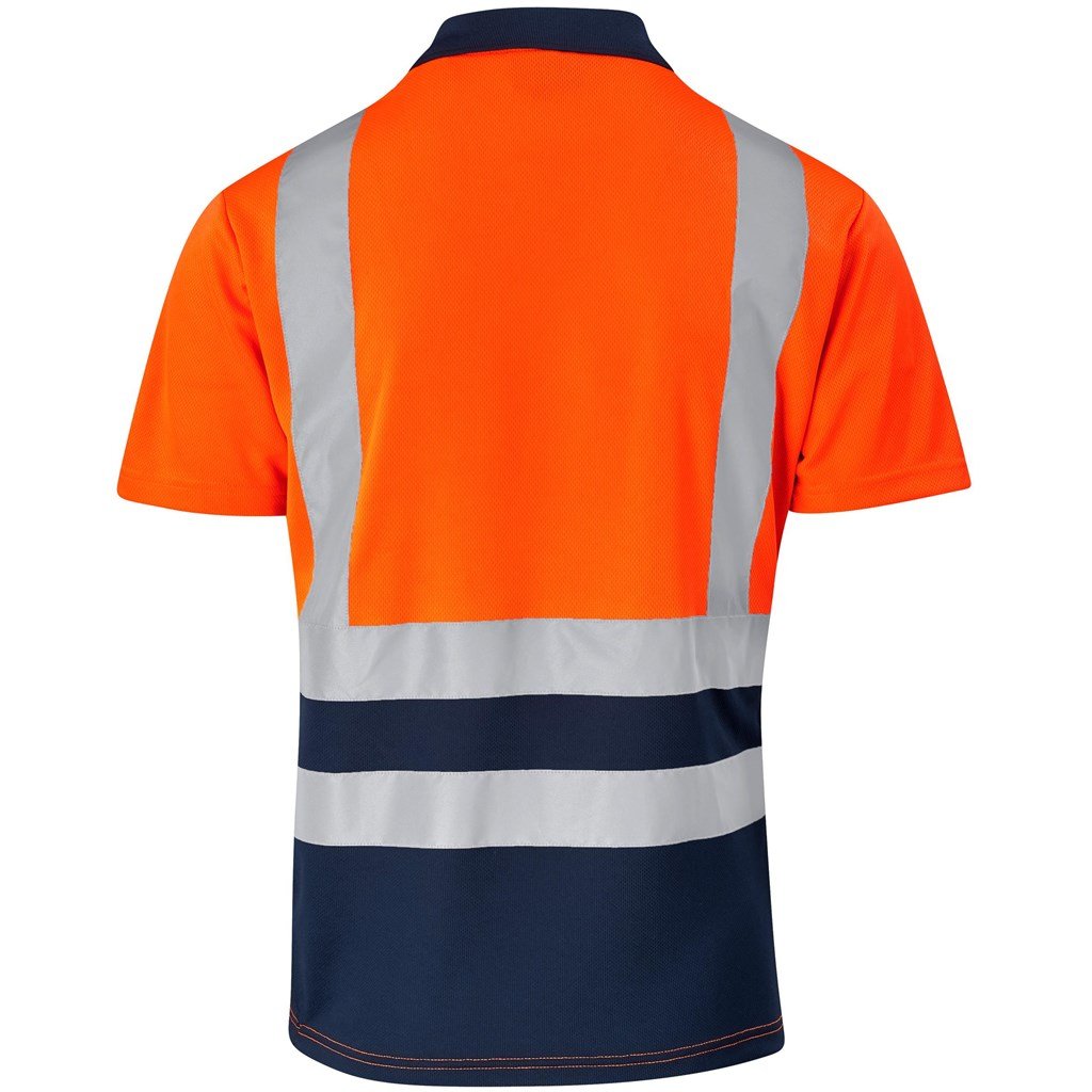 Surveyor Two-Tone Hi-Viz Reflective Golf Shirt - Shirts & Tops
