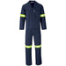 Technician 100% Cotton Conti Suit - Reflective Arms Legs & Back - Yellow Tape