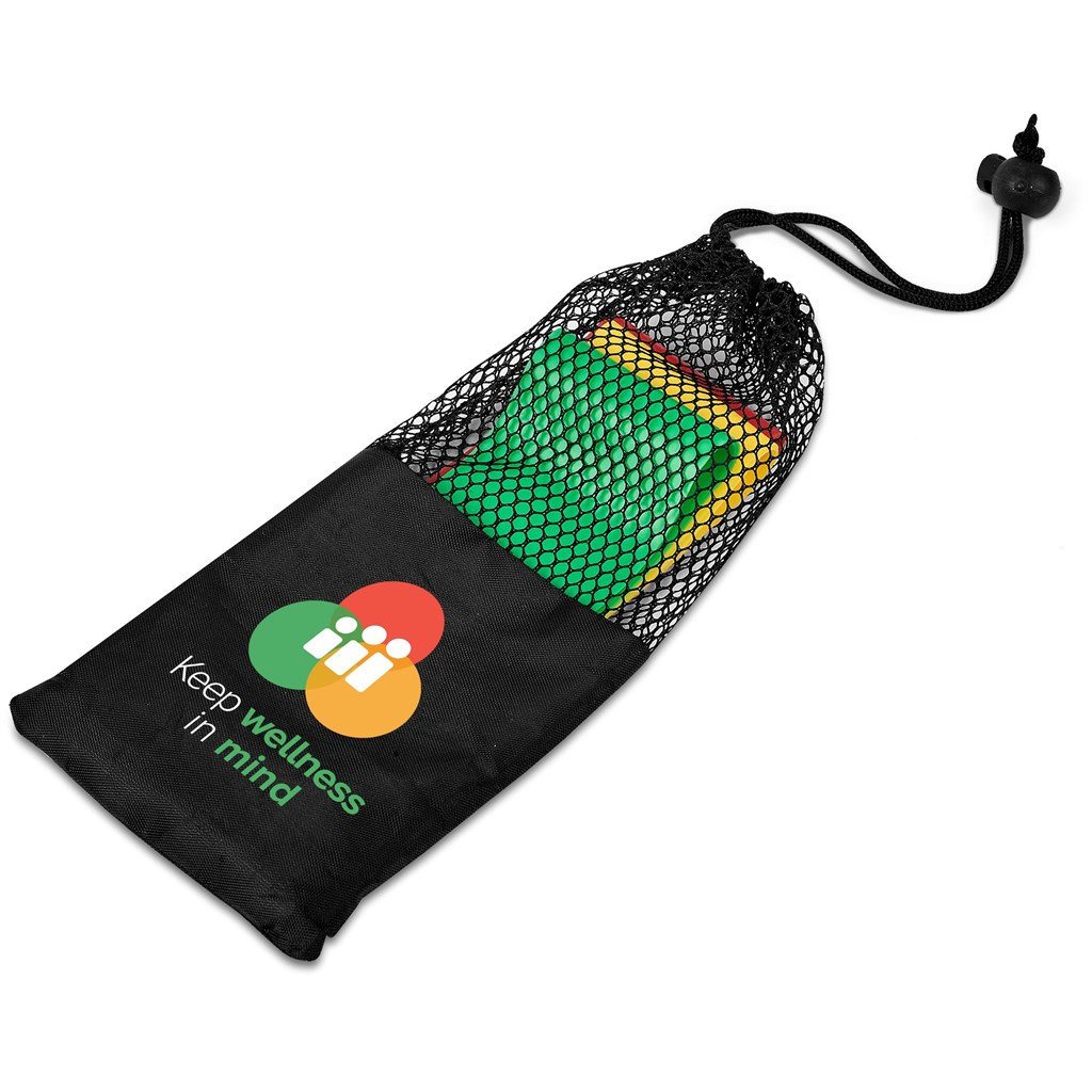 Workout Resistance Bands - Set Of 3 Black / BL