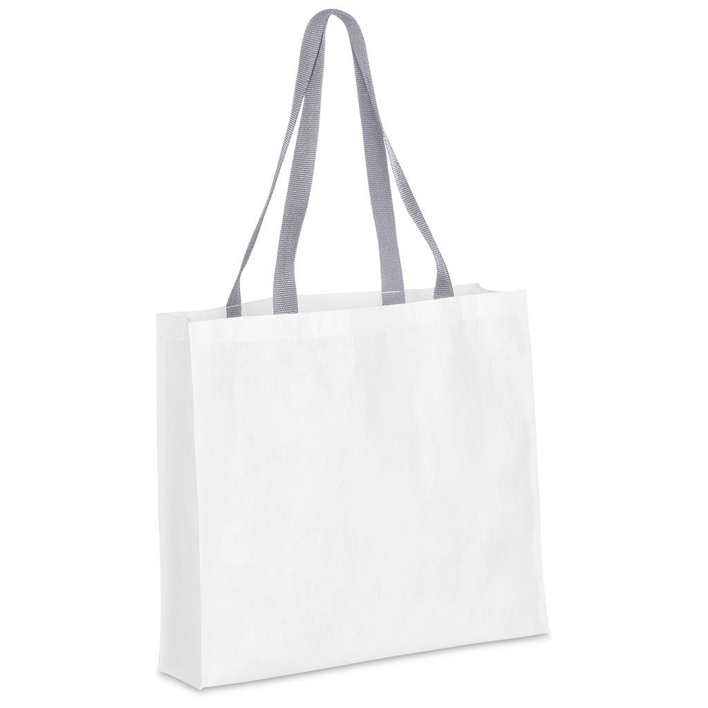 Custom Footloose Recycled PET Stitch-Bond Shopper GREY - and Tote Bags,Custom Bags