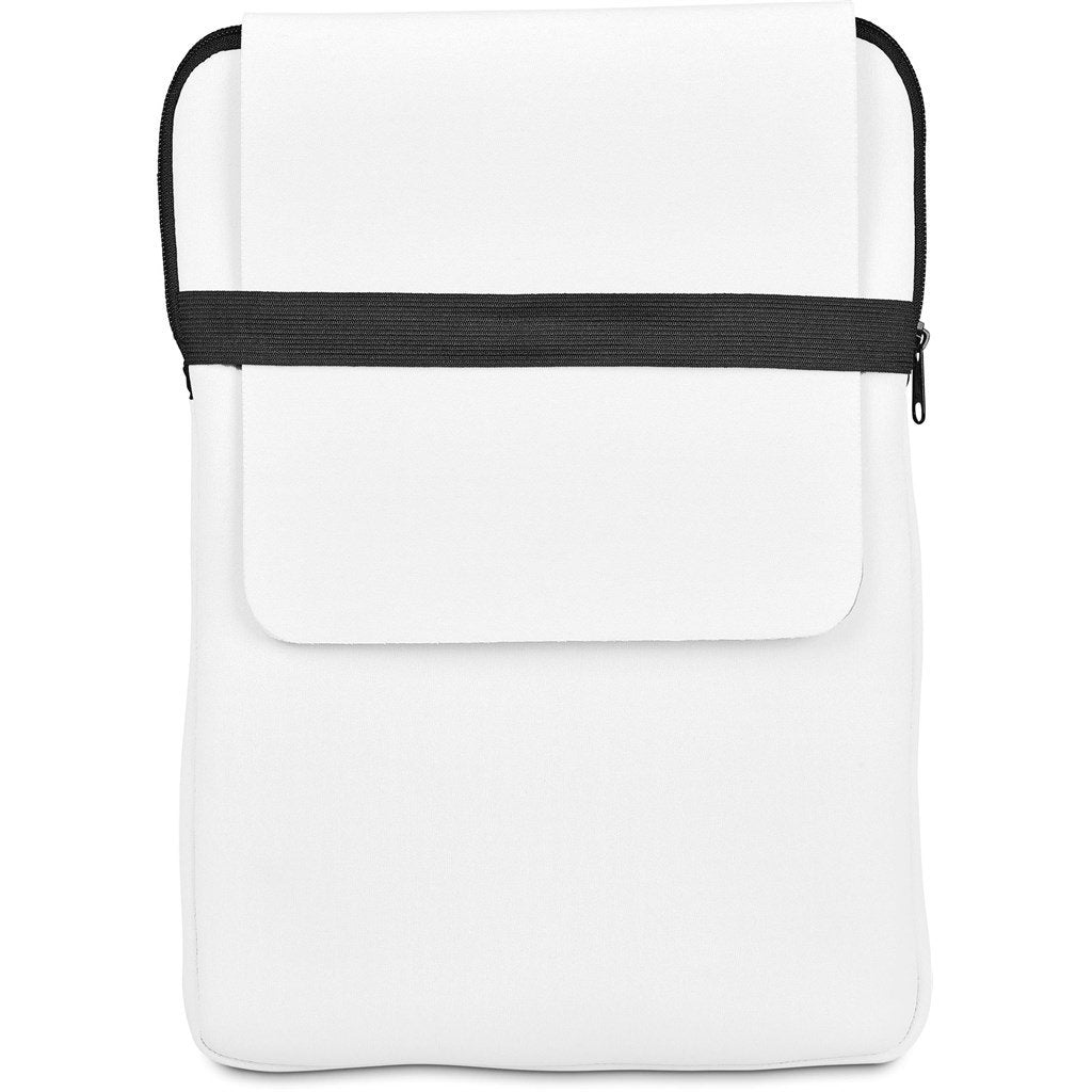 Custom Grotto 13 inch Neoprene Laptop Sleeve With Build-In Mouse Pad BLACK - Tech Sleeves,Custom Sleeves