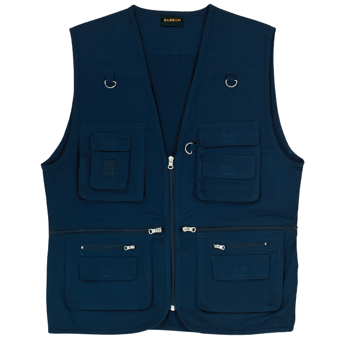 Fishing / Hunting Jacket Navy / SML / Regular - Bodywarmers