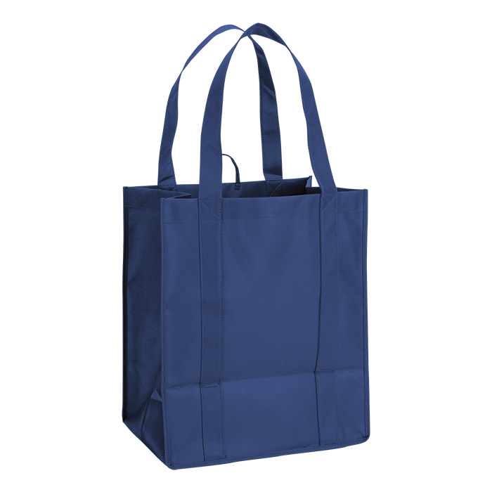 Eco-Friendly Shopper Bottom Stiffener Navy / STD / Regular - Shoppers and Slings