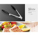 Happy Chef Kitchen Tongs-Black-BL