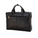 Italian Leather 2 Compartment Laptop Bag Brown-