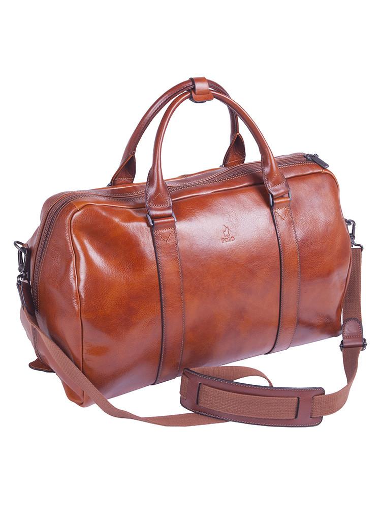 Italian Leather Duffel Bag | Black-Duffel Bags