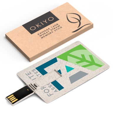 Okiyo Kangae Wheat Straw Memory Stick - 16GB-16GB-Natural-NT