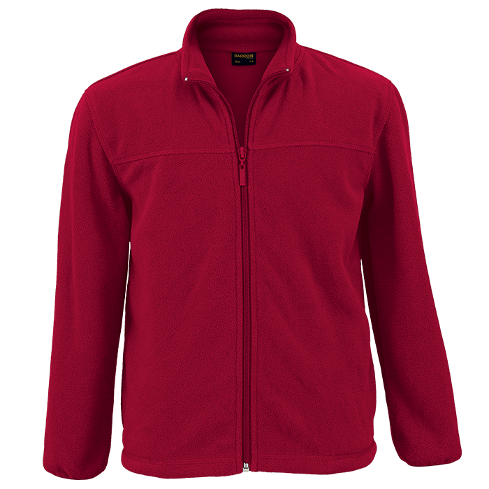 Kiddies Hybrid Fleece  Red / 3 to 4 / Regular - 