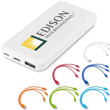 Kingpin 5 Compact 5000mAh Power Bank-Orange-O