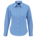 Ladies Clifton Check Blouse Long Sleeve  Sky Blue / 