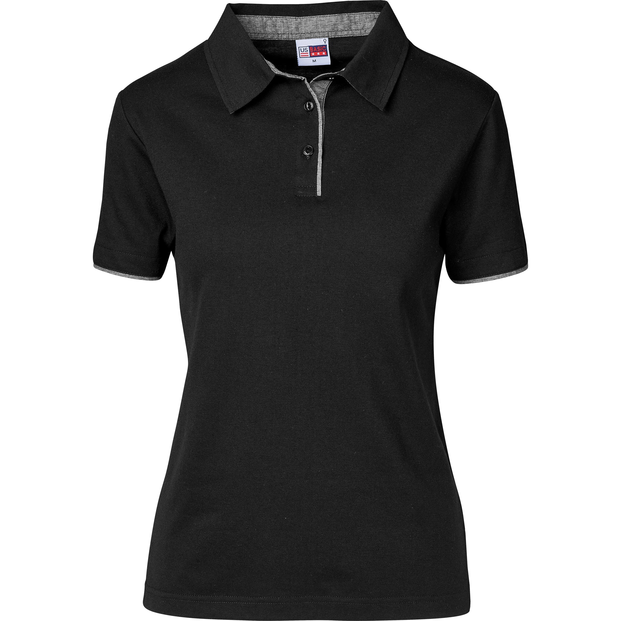 Ladies Delta Golf Shirt 2XL / Black / BL