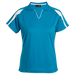 Ladies Edge Golfer Surf Blue/White / XS / Regular - Golf Shirts