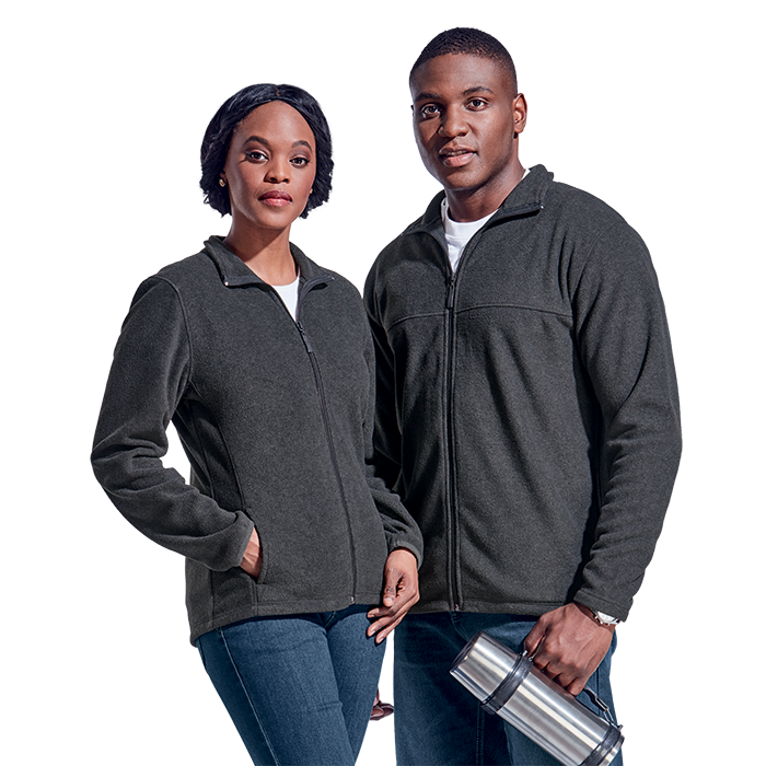 Ladies Hybrid Fleece Jacket - Tops