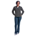 Ladies Hybrid Fleece Jacket - Tops