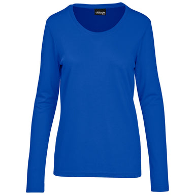 Ladies Long Sleeve All Star T-Shirt L / Royal Blue / RB
