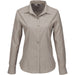 Ladies Long Sleeve Huntington Shirt - White Black L / Khaki / KH