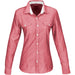 Ladies Long Sleeve Windsor Shirt - Light Blue Only-2XL-Red-R