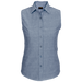 Ladies Oxford Blouse Sleeveless - Shirts-Corporate